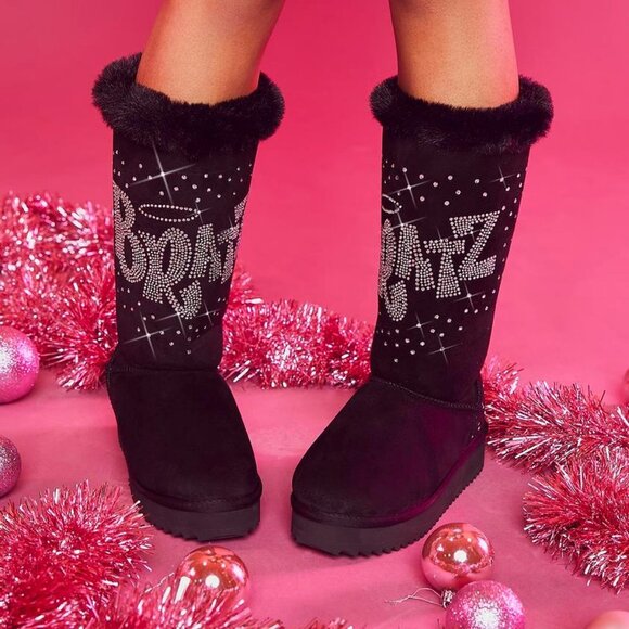 BRATZ  BRINGING THE BLINGY  Knee High Boots ( BRAND NEW !!!! ) - Picture 1 of 8